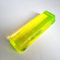 Uranium Glass Bar Vaseline Yellow Glass Figurine Ingot Fine Gold 999.9