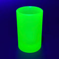 Uranium Glass Shot Yellow Uranum Frosted Matte Vaseline Depression Glass